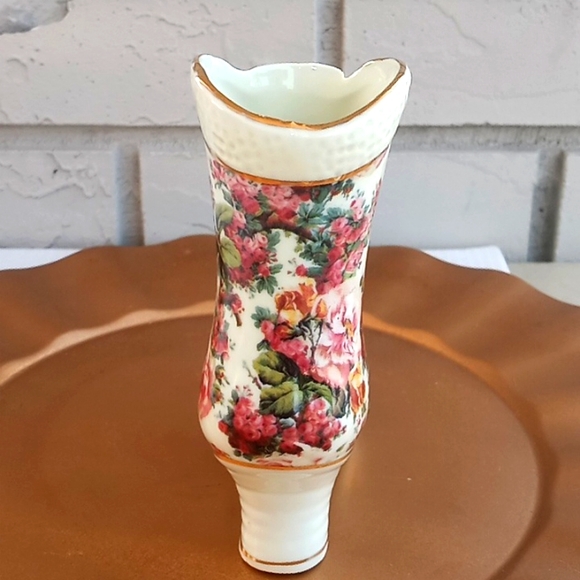 Vintage - Victorian Style Flower Porcelain Boot - Picture 6 of 12
